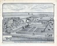 Samuel J. Hayes, Stock Farm, Residence, Ottawa, La Salle County, La Salle County 1876